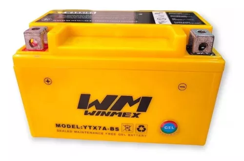 Bateria Gel Motoneta Ytx7a-bs Ds150 Ws150 Gs150 250z 125cc